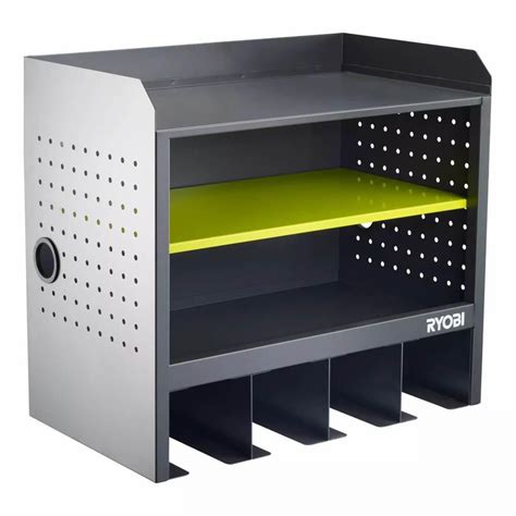 ryobi steel 3-shelf wall mounted garage cabinet in platinum|RYOBI Wall Mounted Storage Cabinet .